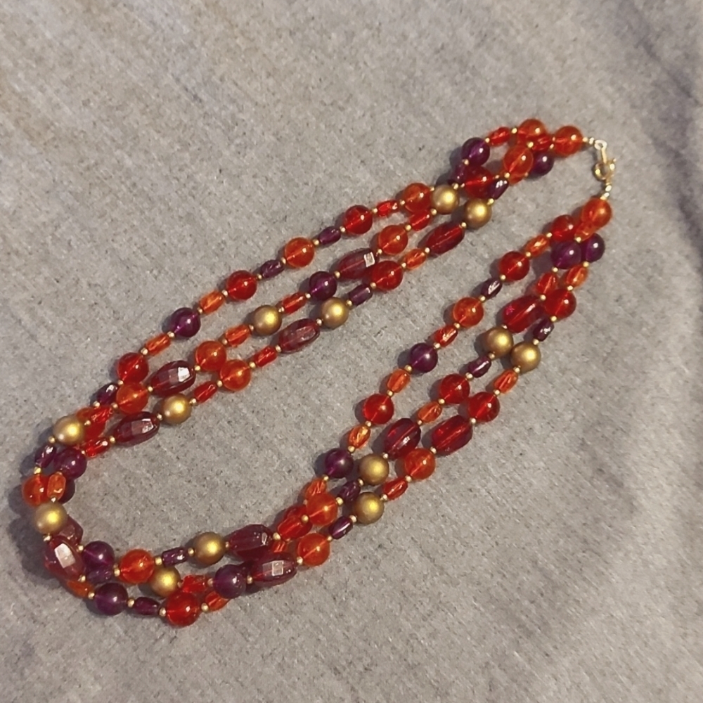Vintage 3 Strand Necklace